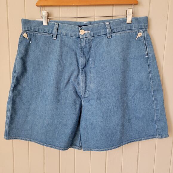 LEVI'S Made & Crafted Japanese High Wasted Mom Trouser Jean Shorts Sz 33 NWT - Picture 4 of 12